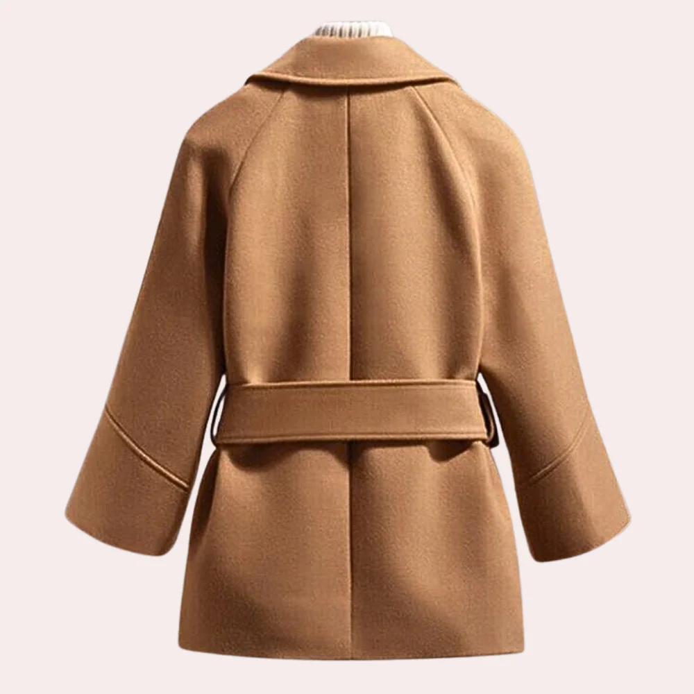 DELANEY - Manteau Élégant Ceinturé pour Femme – Image 2