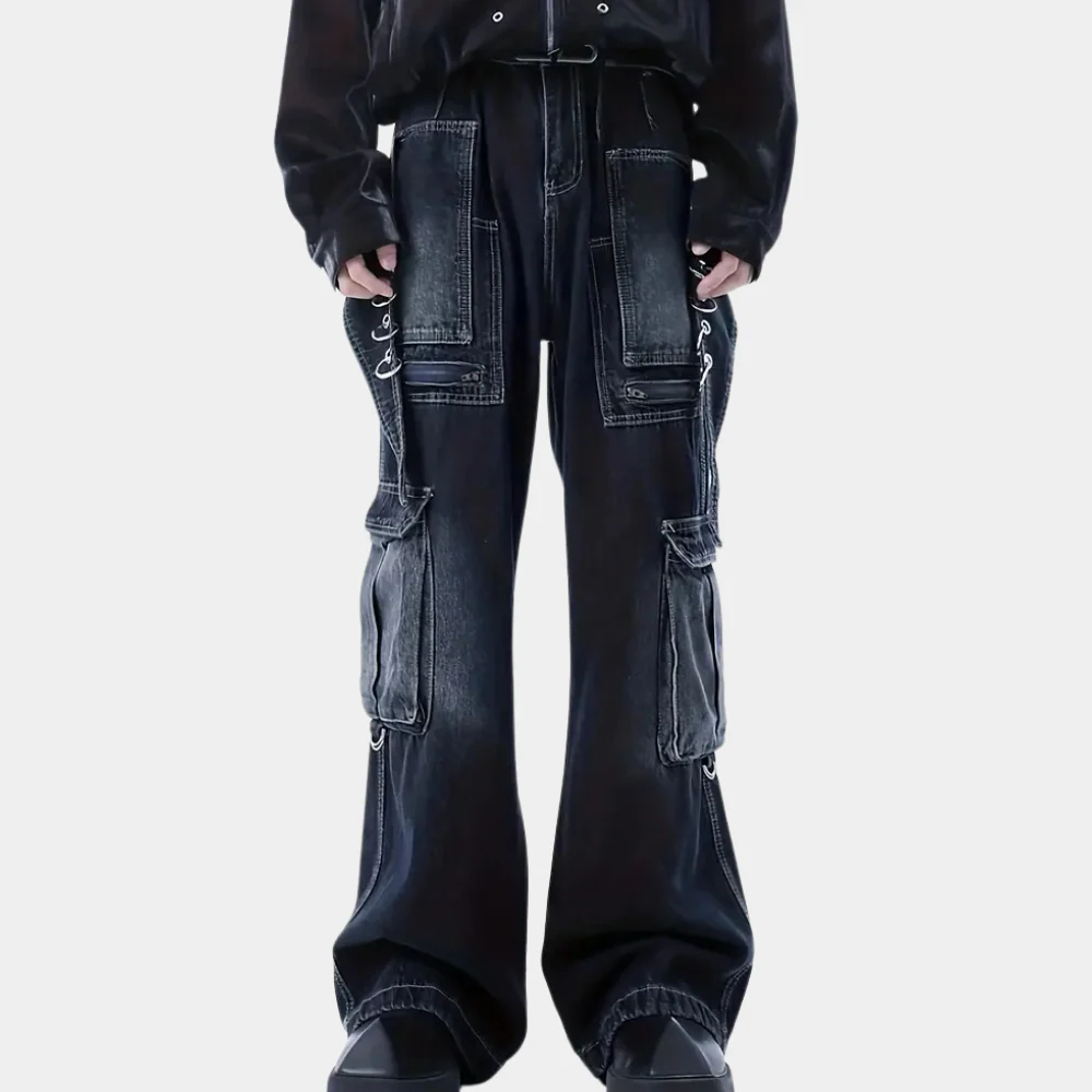 BRENEON - Pantalons en Jean Droits à Poches Pratiques pour Hommes – Image 5
