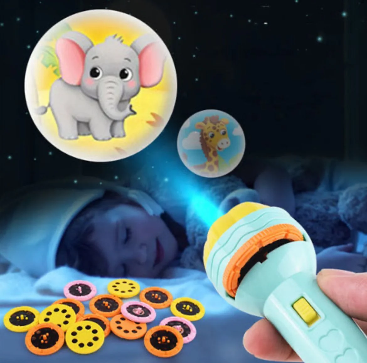 Lampe Projecteur Éducative Thème Animaux