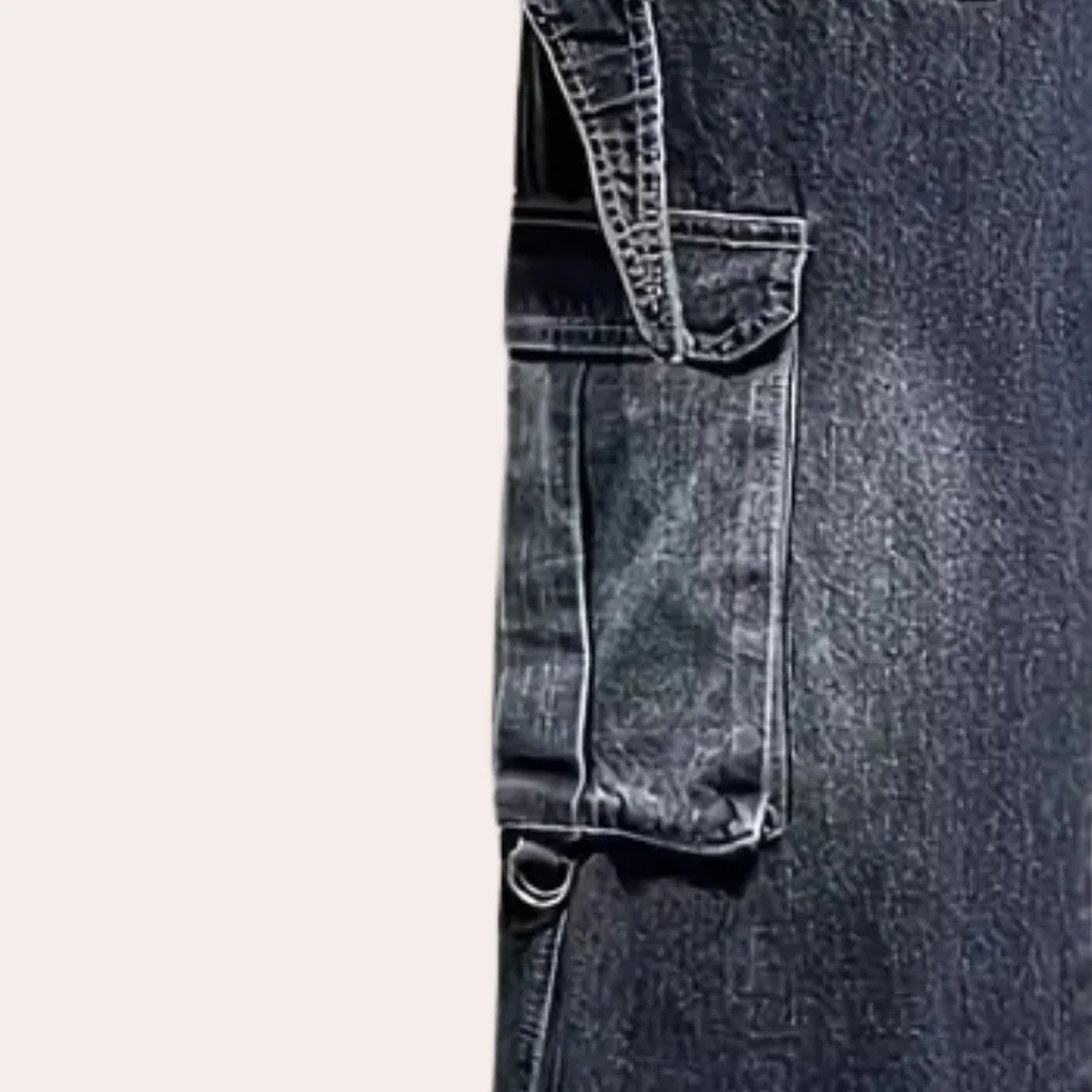 BRENEON - Pantalons en Jean Droits à Poches Pratiques pour Hommes – Image 4