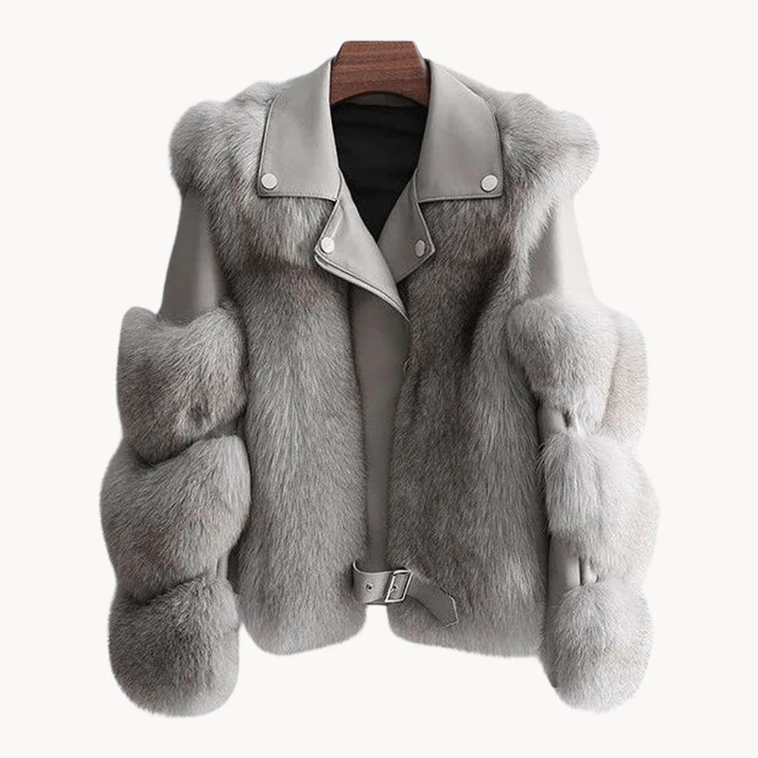 Veste en Simili Cuir & Fausse Fourrure Femme | BRIANNA – Image 4
