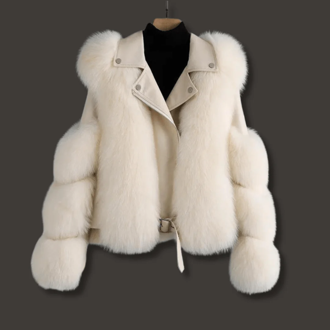 Veste en Simili Cuir & Fausse Fourrure Femme | BRIANNA – Image 3