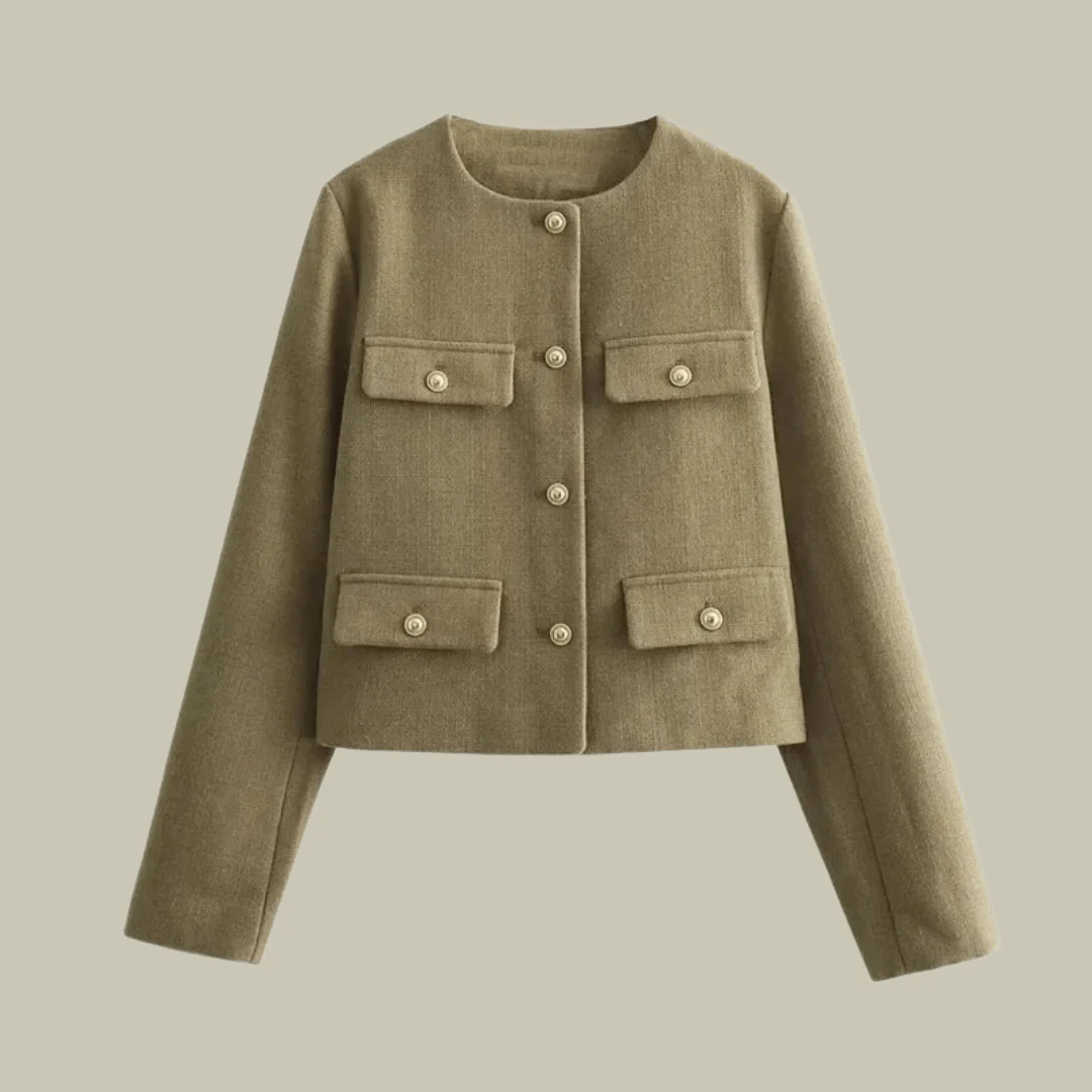 Veste Minimaliste Courte Femme | SIMPLICITY™ – Image 6