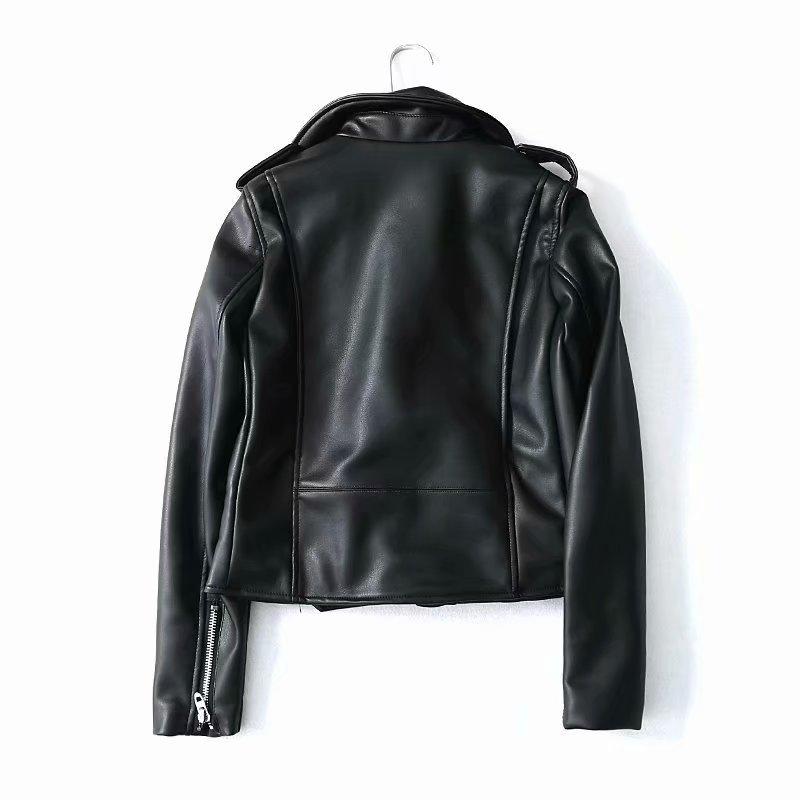 Veste Perfecto Cuir Zippé Femme | ROCKGLAM™ – Image 3