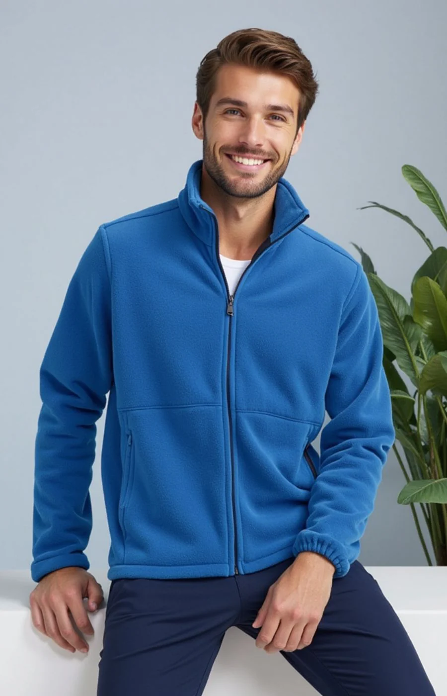 Veste polaire d'intérieur pour homme – Image 2