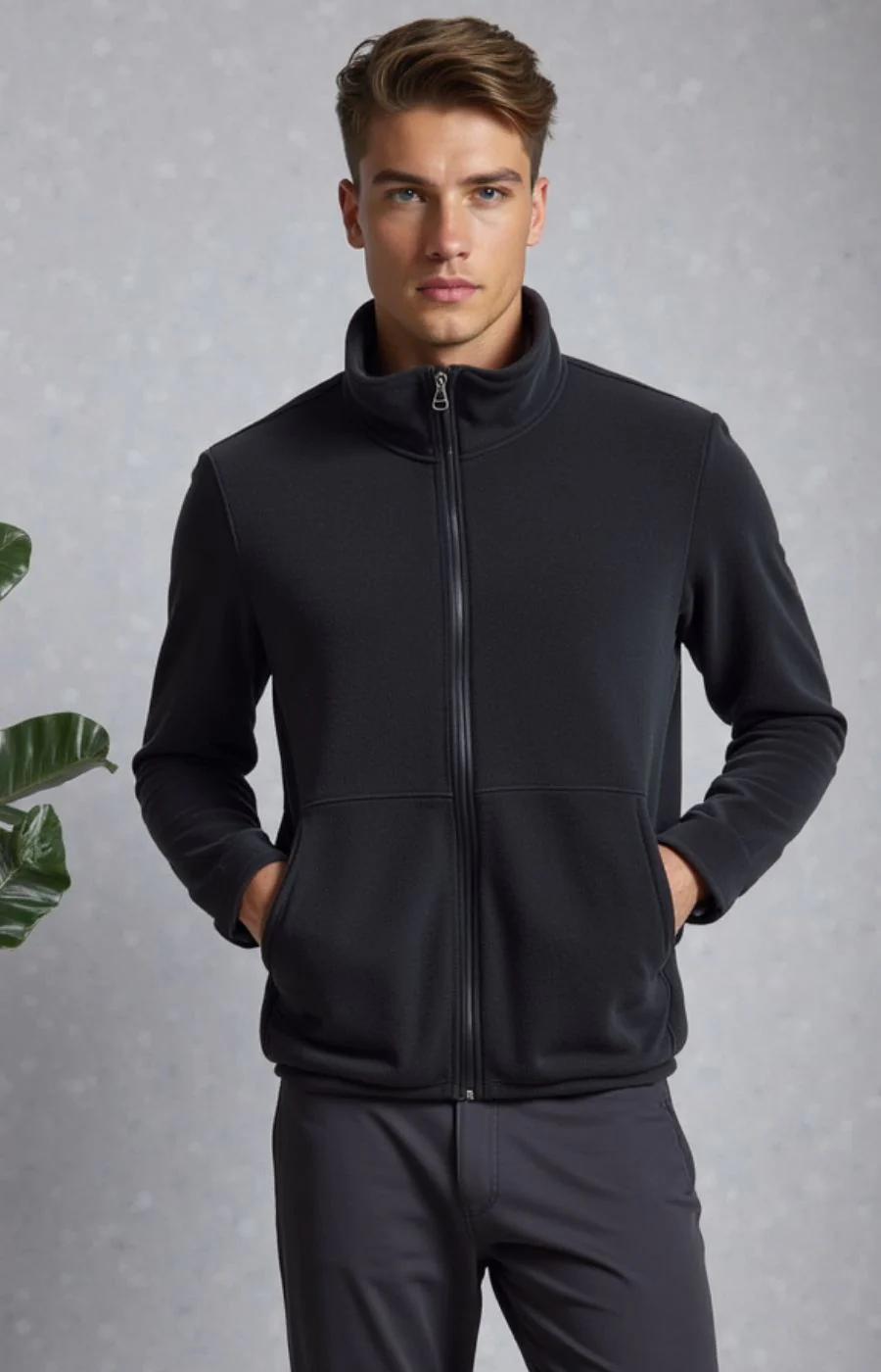Veste polaire d'intérieur pour homme